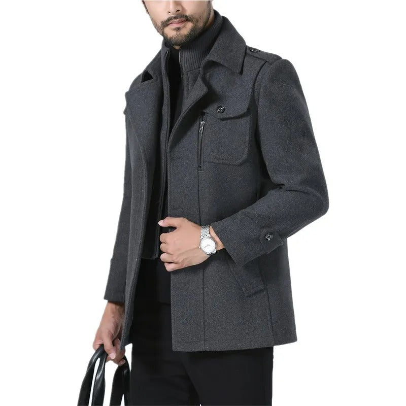 Marco men's elegant wool jacket, alternate view