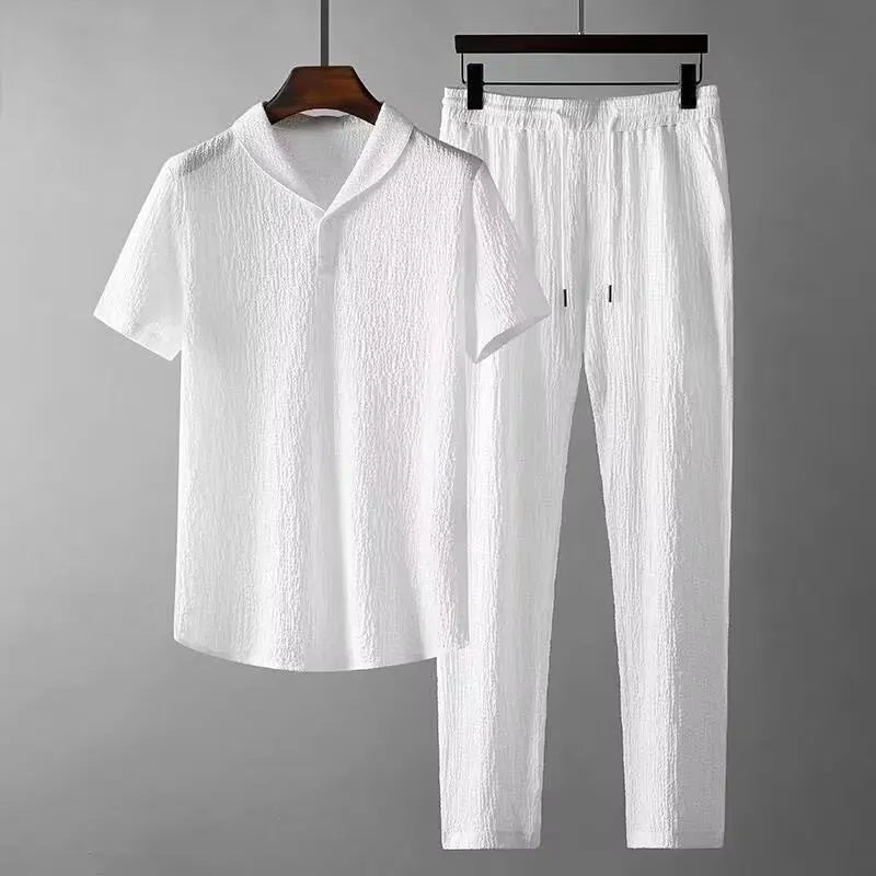 Men's breathable summer two-piece set – Avinos Milano