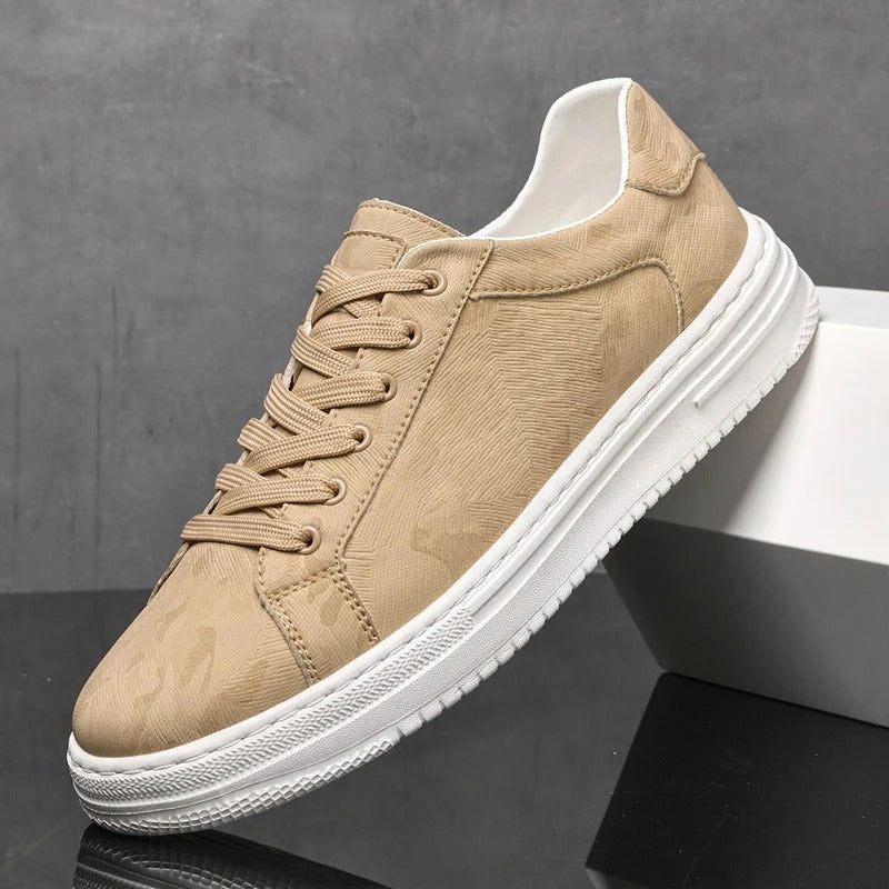 Athene men's leather sneakers, view 4