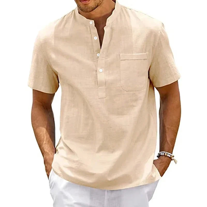 Men's elegant cotton shirt, additional view