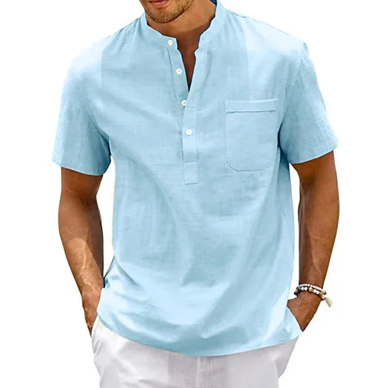 Men's elegant cotton shirt, view 4