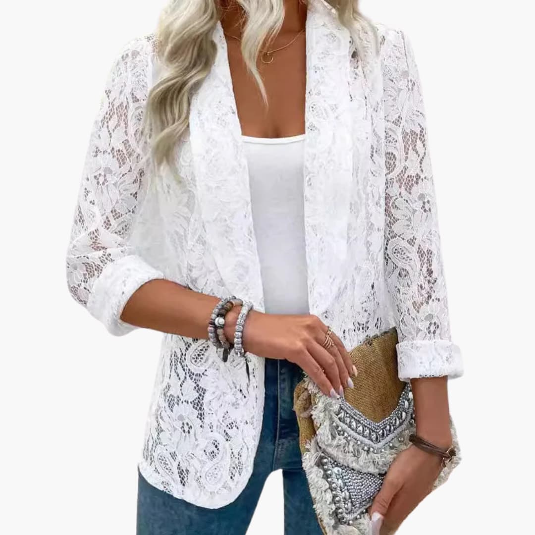 Audrey women's lace blazer – Avinos Milano