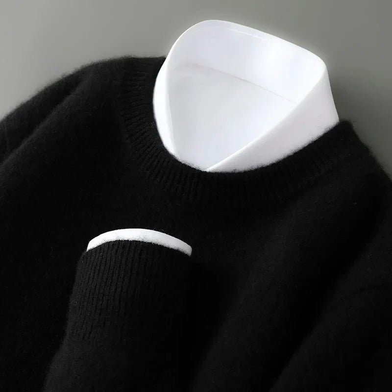 Australian men's wool sweater, alternate view