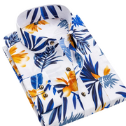 White Tropical Print / 4XL