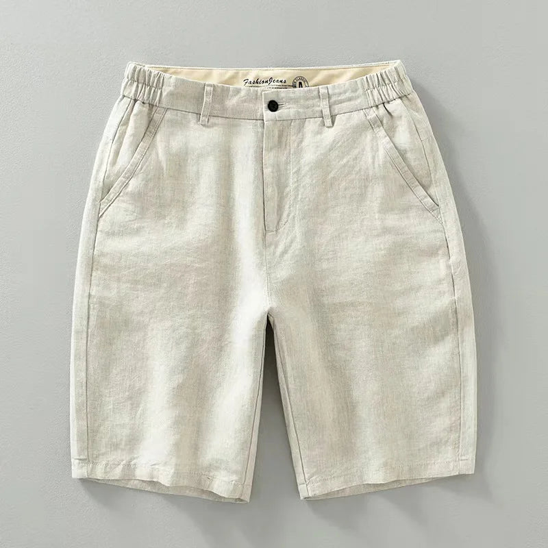 Gabriele men's elegant linen shorts, additional view
