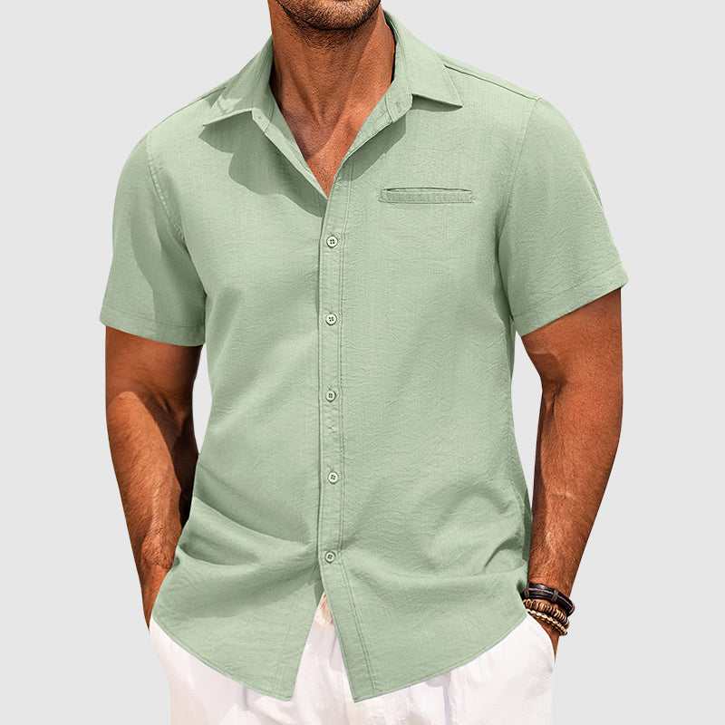 Pietro men's elegant summer shirt, view 4