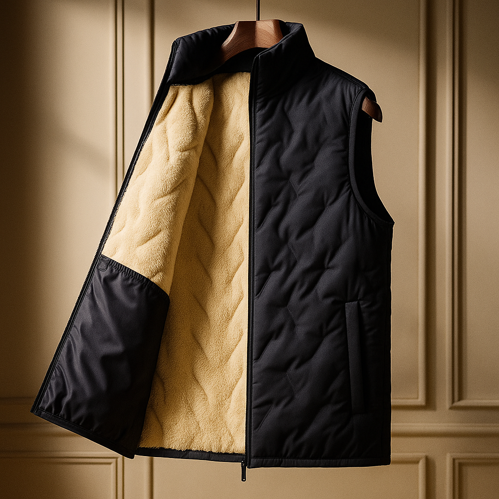Sherpa men's elegant vest, alternate view