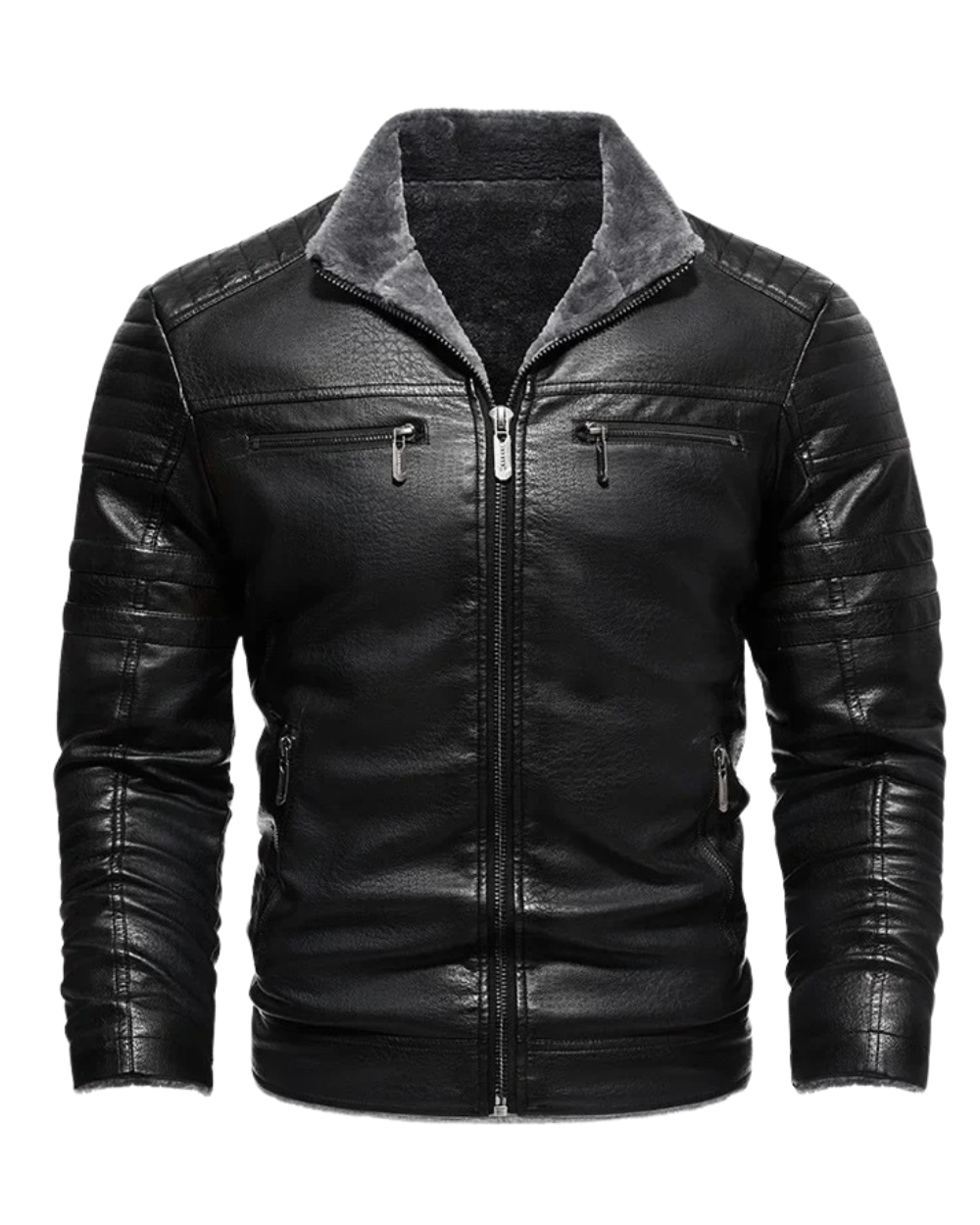 Andrea men's retro fleece jacket, view 4