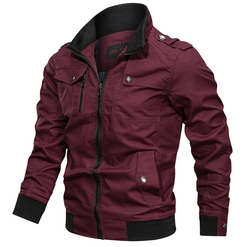 Men's elegant cargo jacket, alternate view
