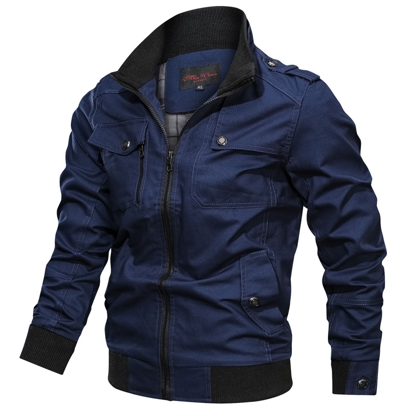 Men's elegant cargo jacket, additional view