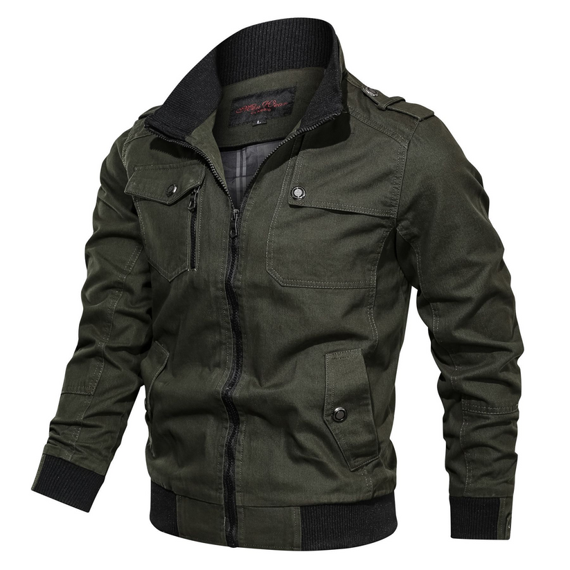 Men's elegant cargo jacket, view 4