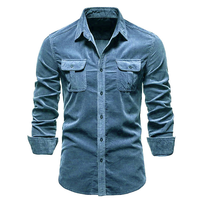 Beaumont men's corduroy shirt, alternate view