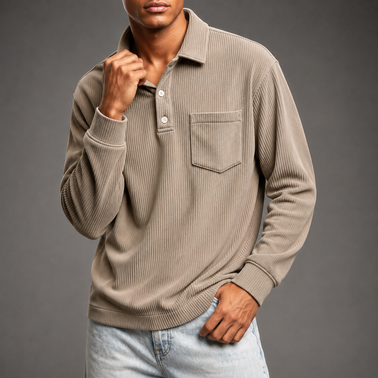 Beige / 4XL