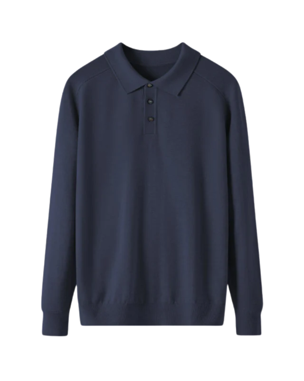 Bellagio men's wool polo shirt, alternate view