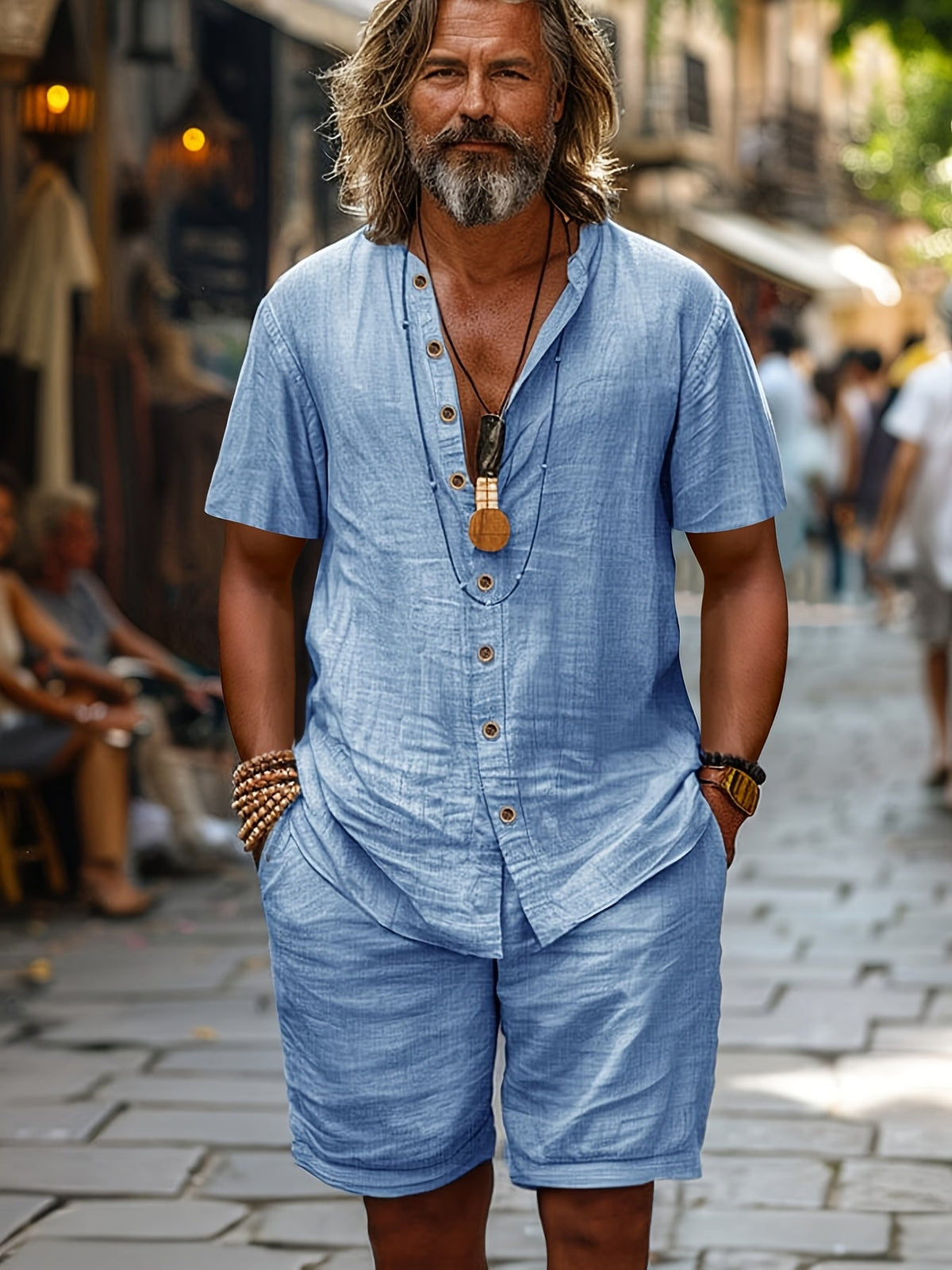 Men's elegant two-piece set, additional view