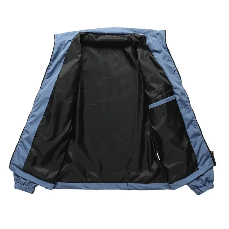 Luigi men's elegant windbreaker jacket, view 4
