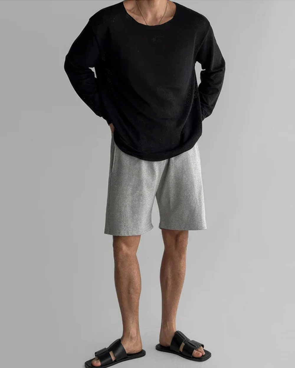 Men's knit t-shirt, additional view