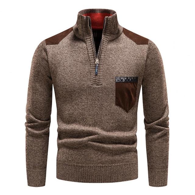 Men's wool sweater, alternate view