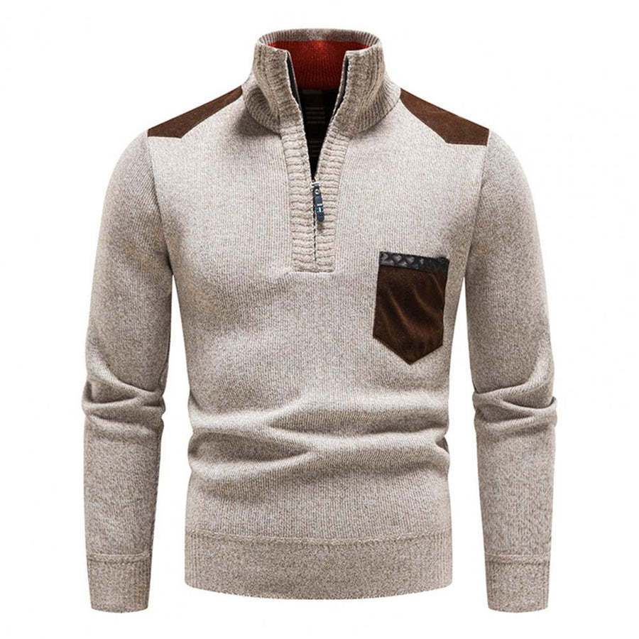 Men's wool sweater, additional view