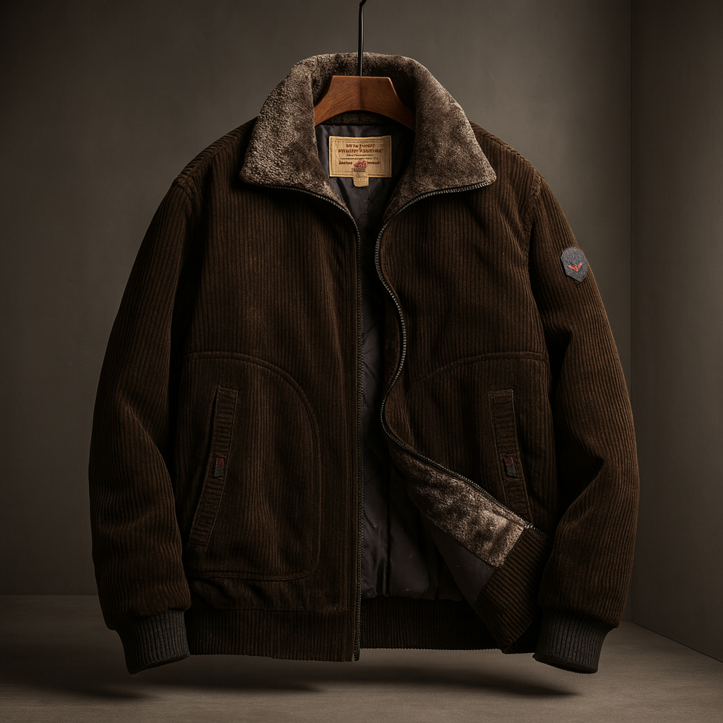 Aviator men's elegant jacket, alternate view