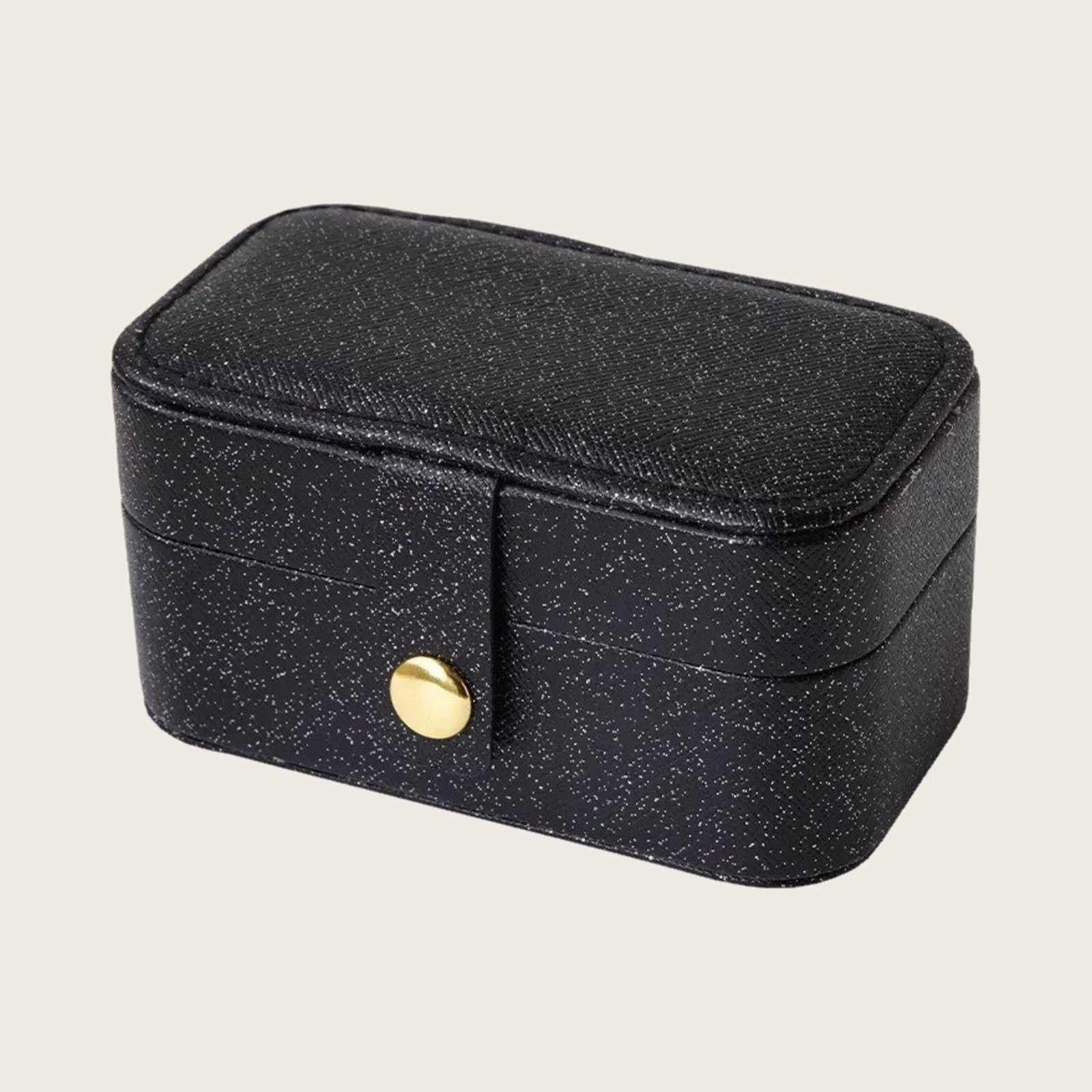 Gioia Travel Jewelry Case in Black