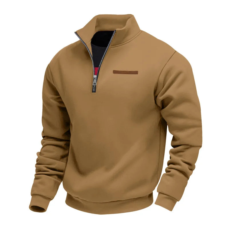 Men's fleece sweater, additional view