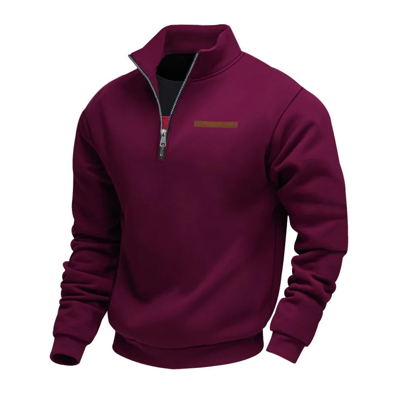 Men's fleece sweater, view 4