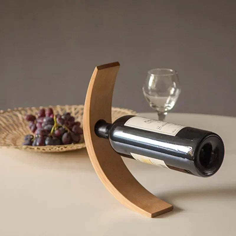 Bilico holder on a table with wine