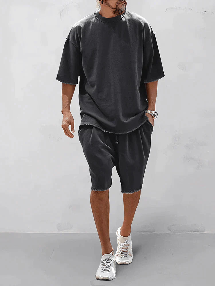 Bologna men's summer two-piece set, alternate view