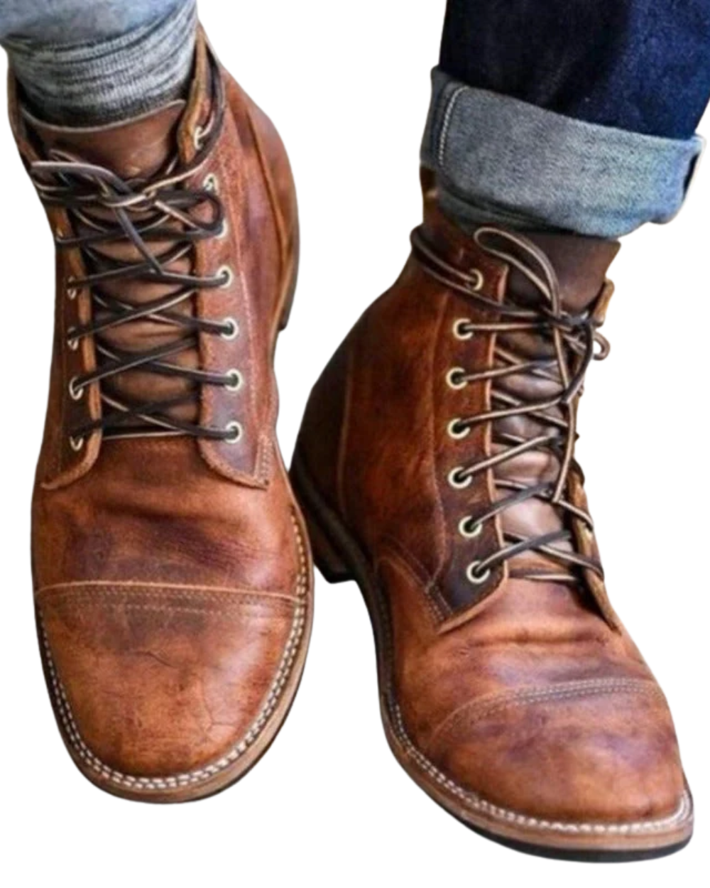 Franco men's elegant leather boots – Avinos Milano