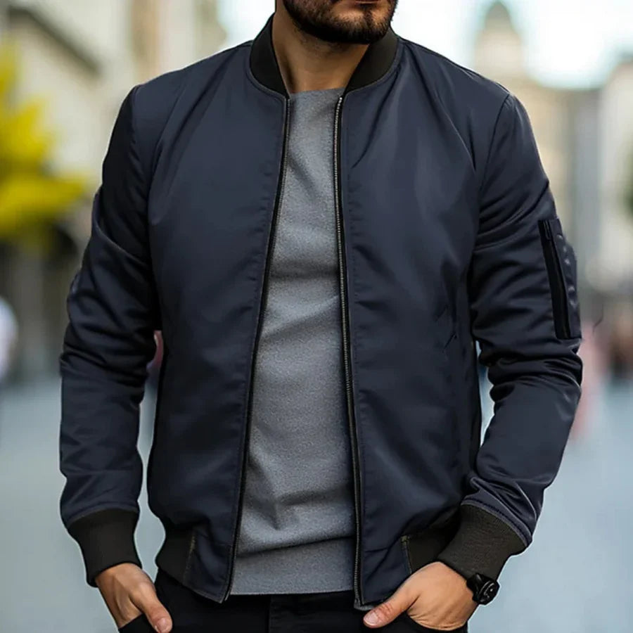 Men's bomber jacket, alternate view