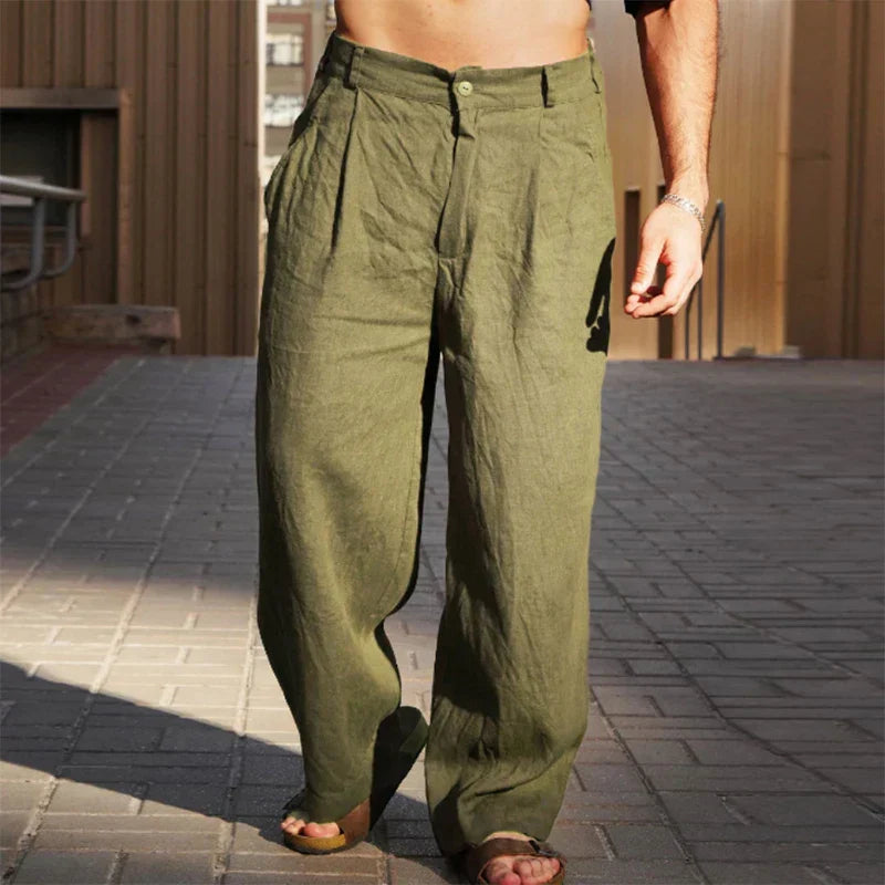 Luca men's linen pants, additional view
