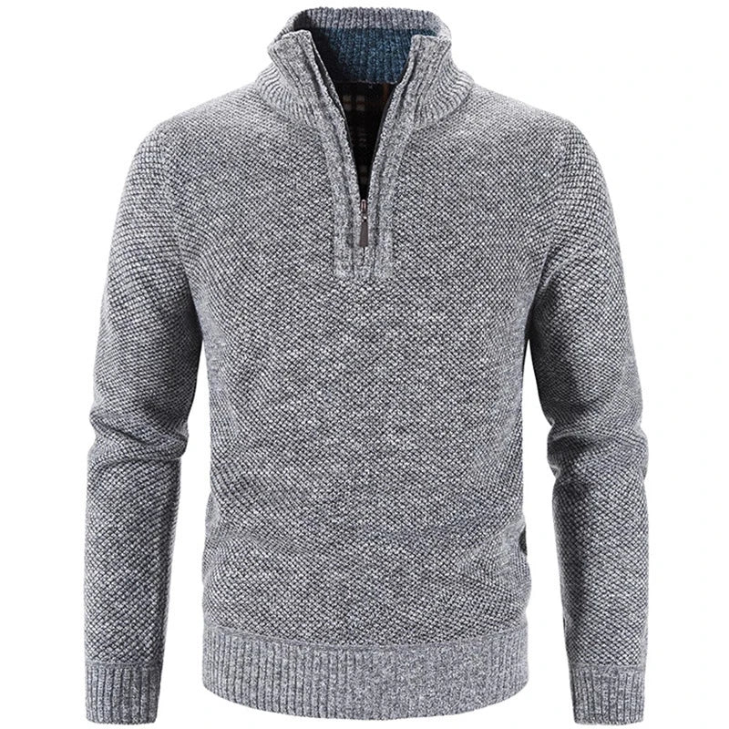 Men's elegant fleece sweater, view 5