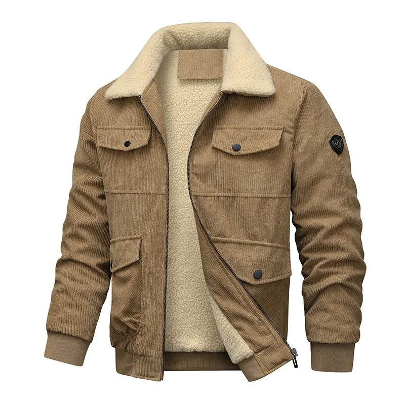 Men's elegant corduroy jacket, view 4
