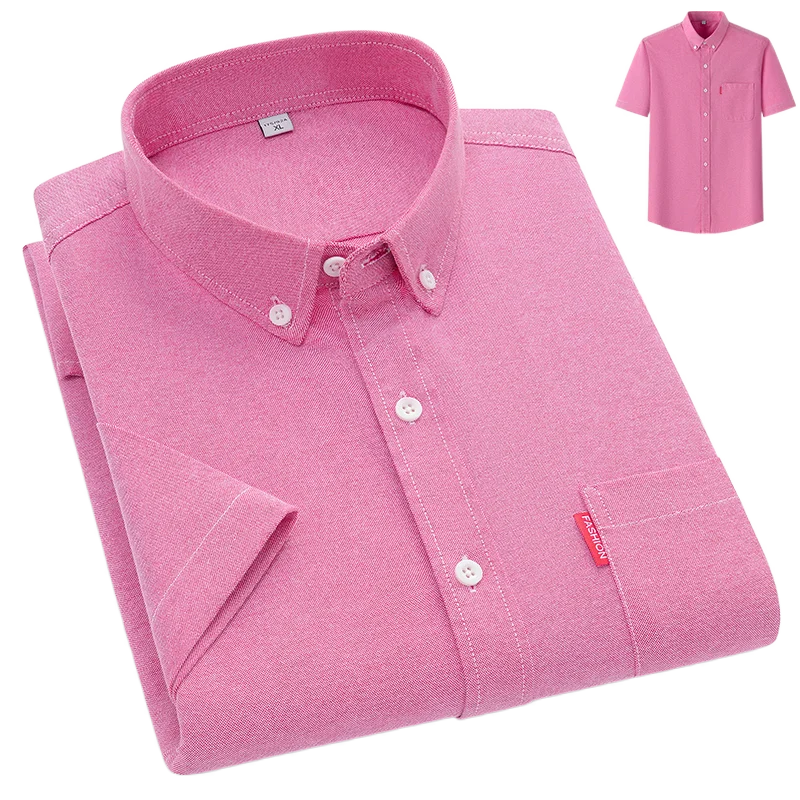 Men's cotton summer shirt, alternate view