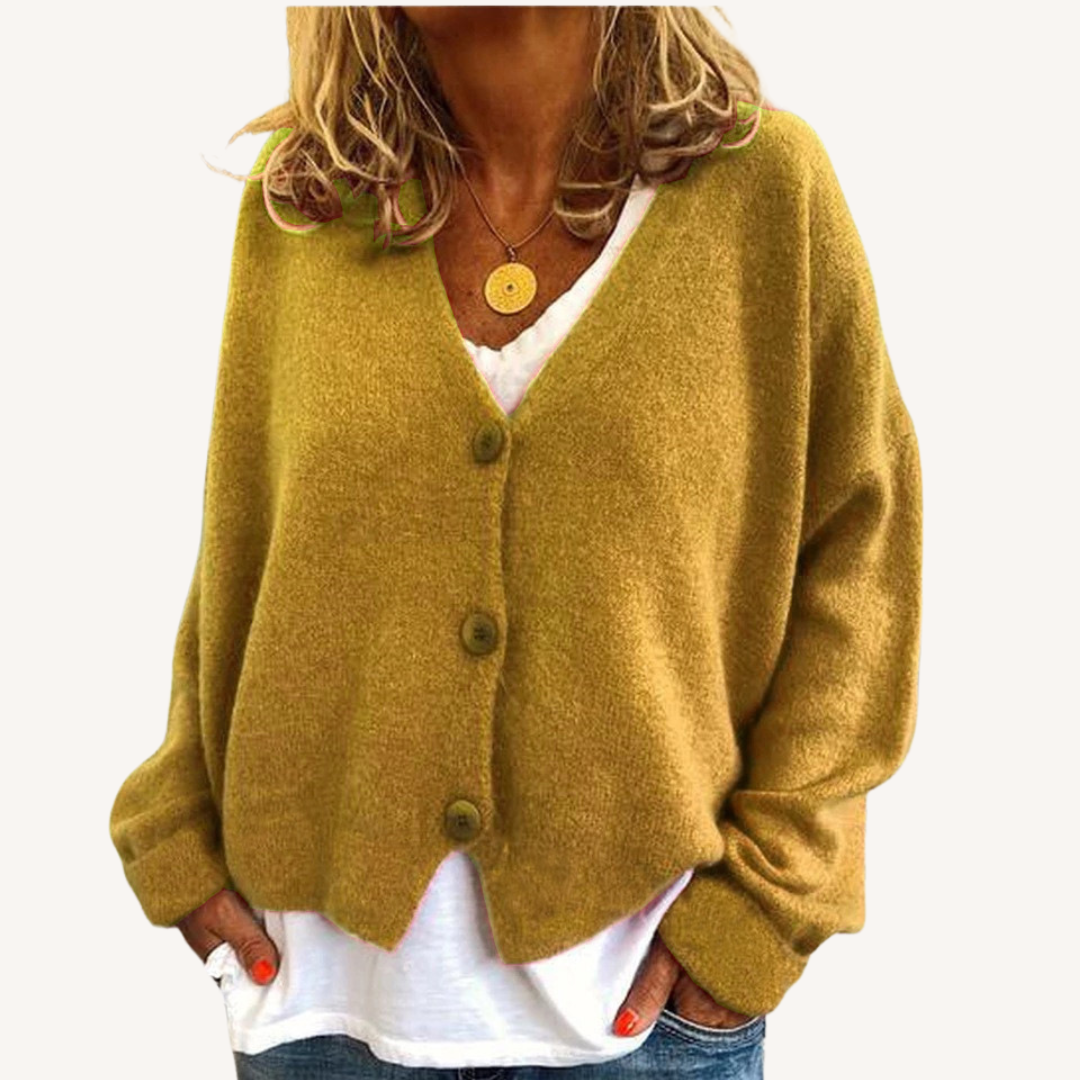 Brenda women's knitted cardigan, alternate view