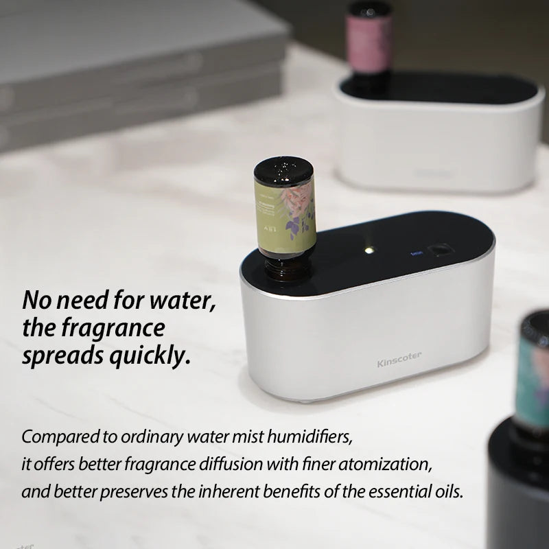 Brezza diffuser on a side table