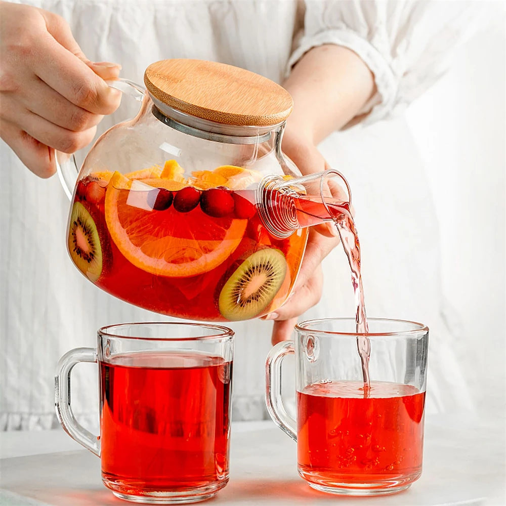 Pouring from the Brocca pitcher