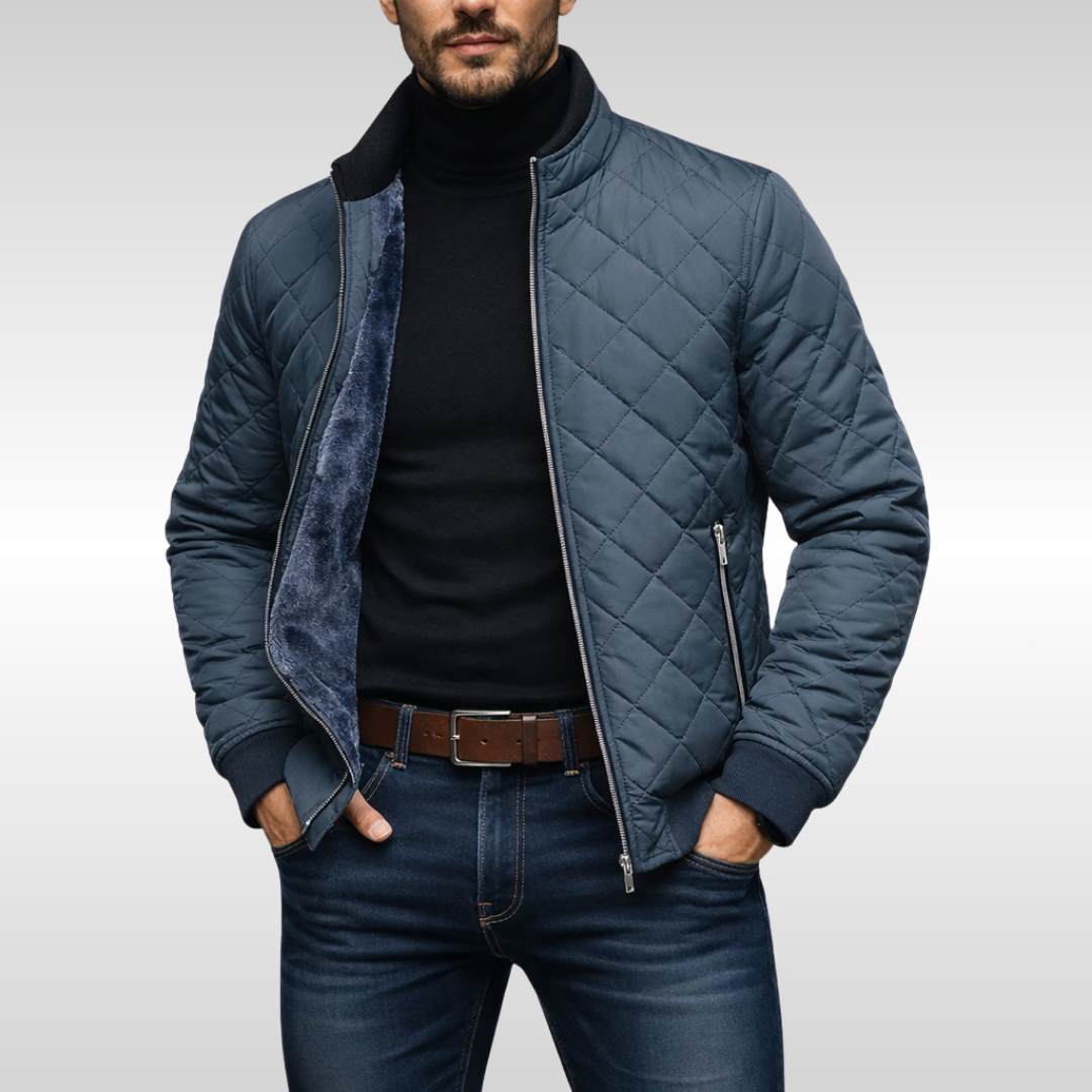 Bruno men's elegant quilted jacket, view 5