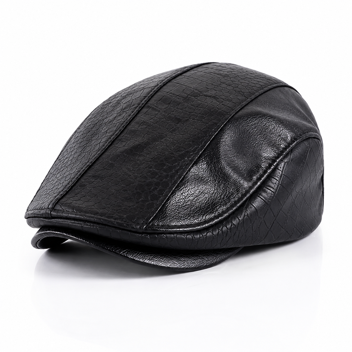 Bruno Two-Tone Ivy Cap in Black