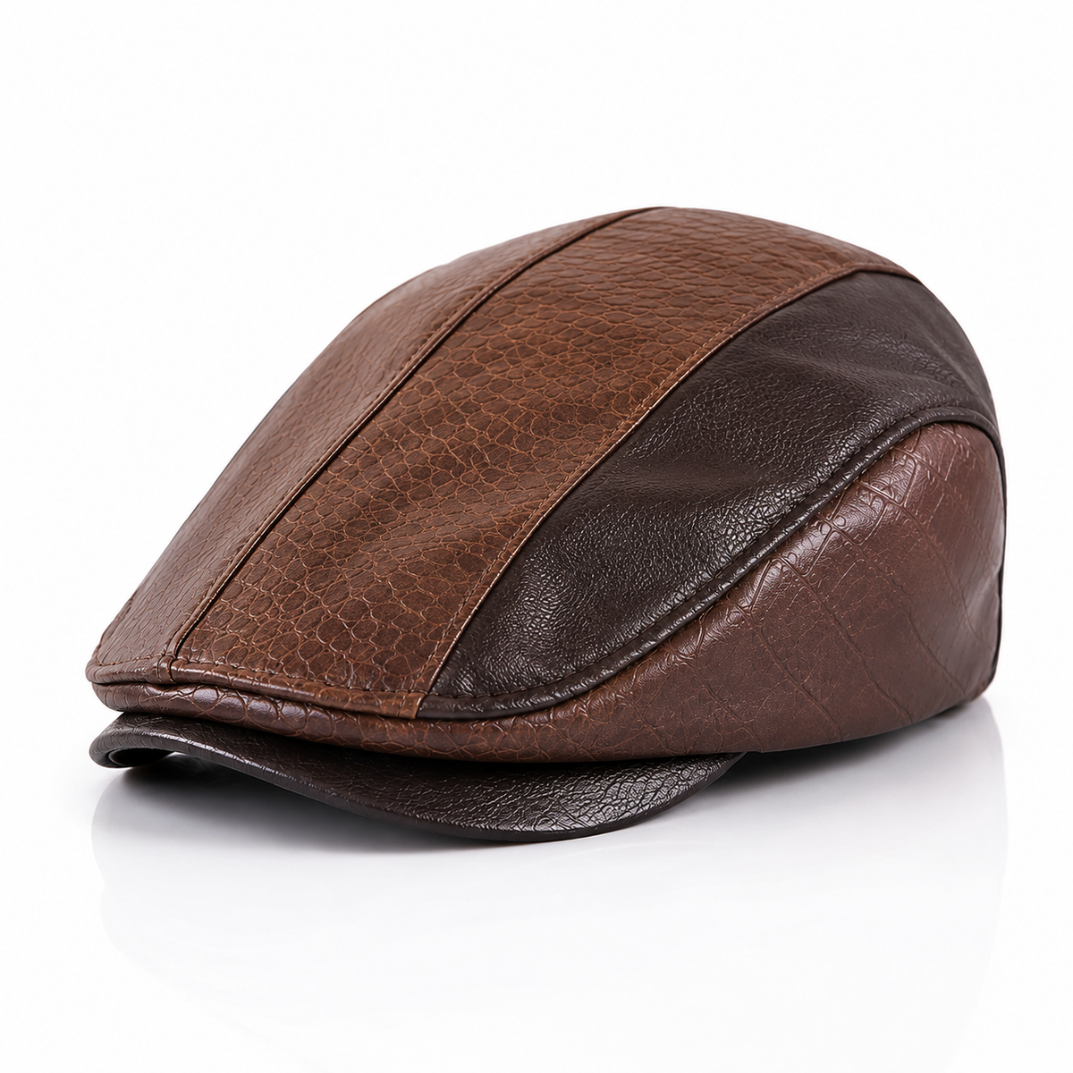Bruno Two-Tone Ivy Cap in Tan