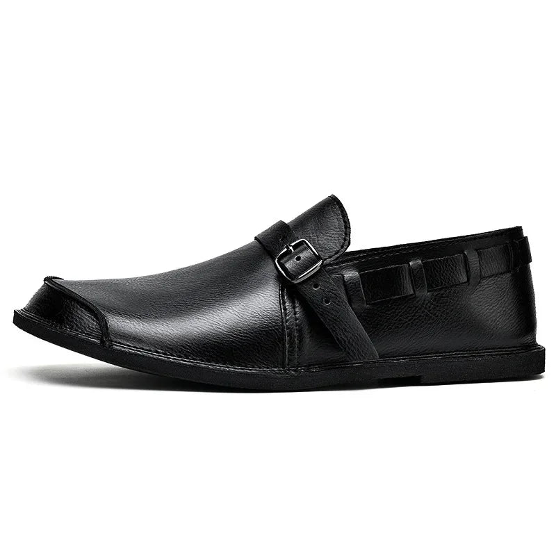 Men's leather loafers, additional view