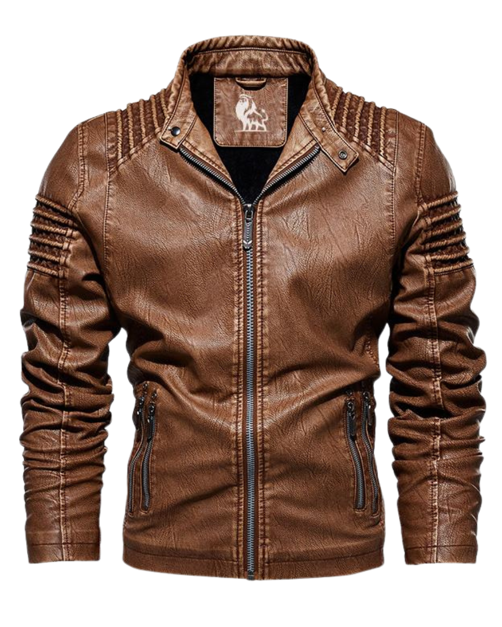 Umberto men's vintage leather jacket – Avinos Milano