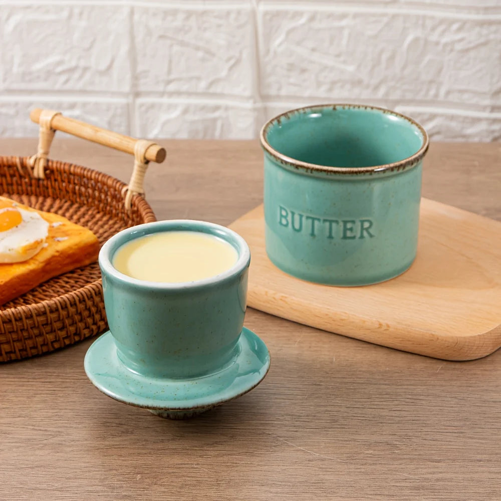 Burro green butter keeper