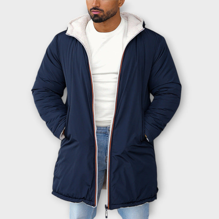 Luca men's elegant fleece jacket, alternate view