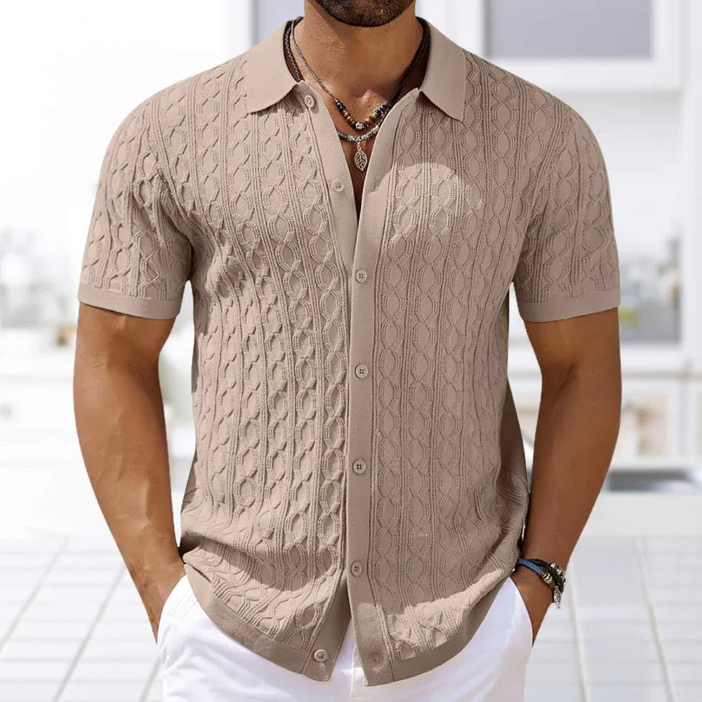 Men's polo shirt, alternate view