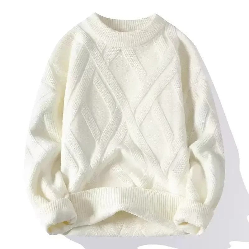 Men's knit sweater, alternate view