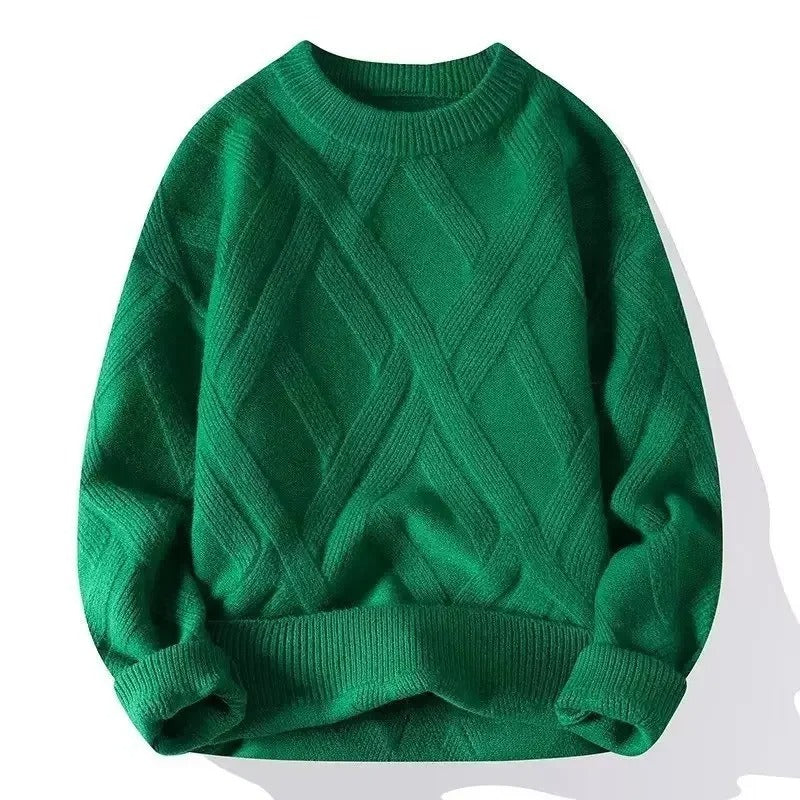 Men's knit sweater, additional view