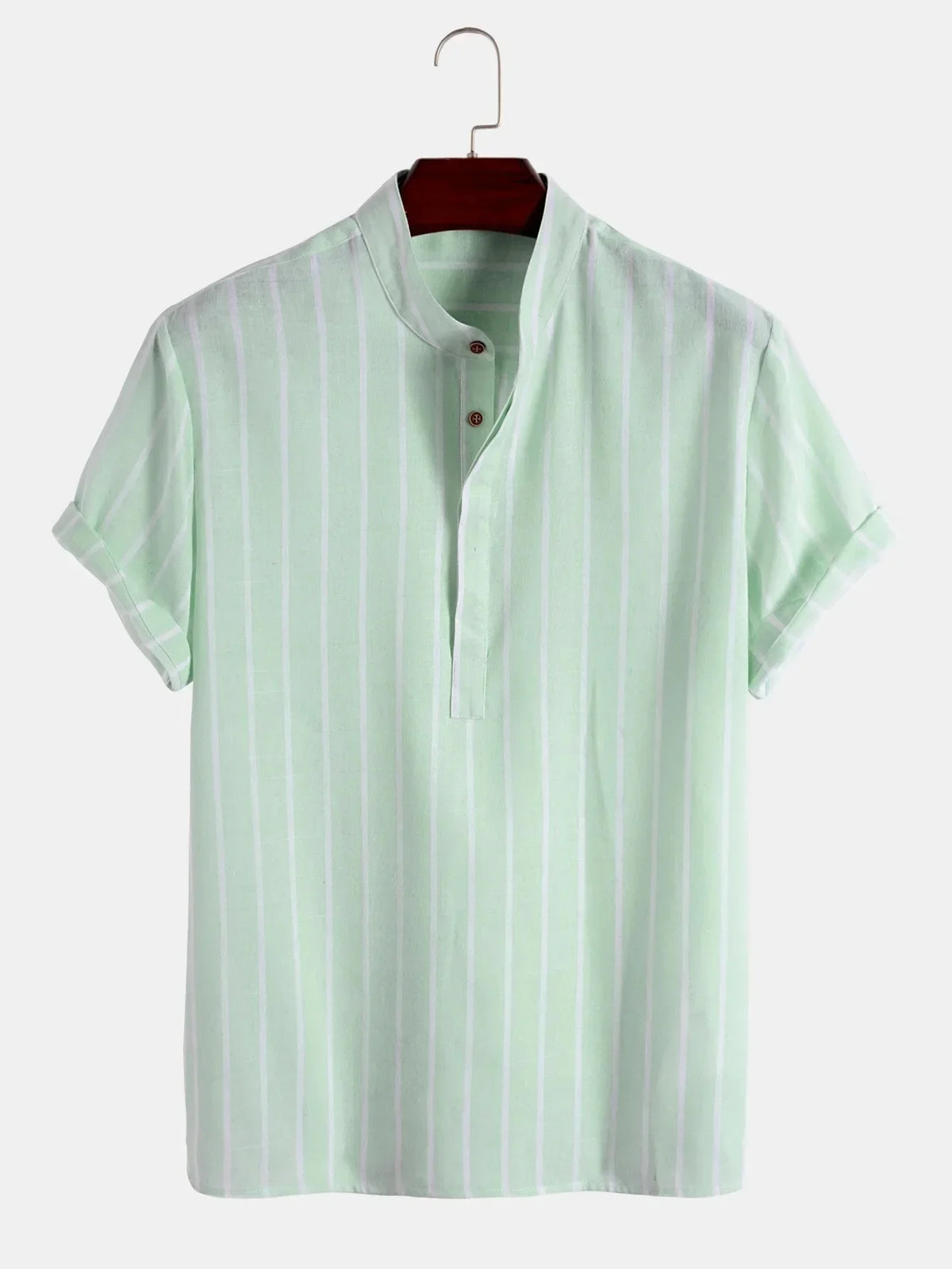 Men's elegant striped shirt, additional view