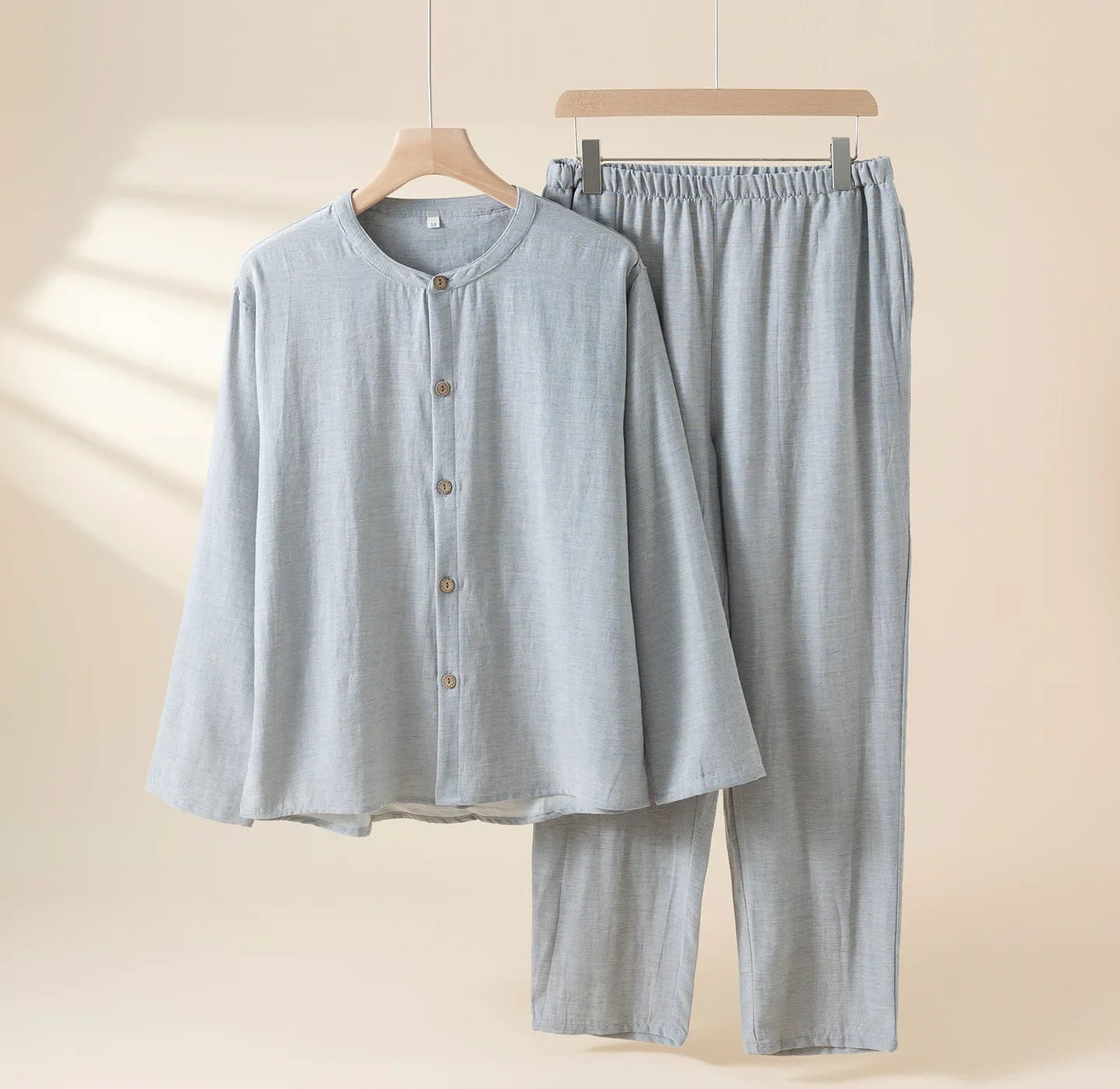 Men's lightweight linen two-piece set – Avinos Milano